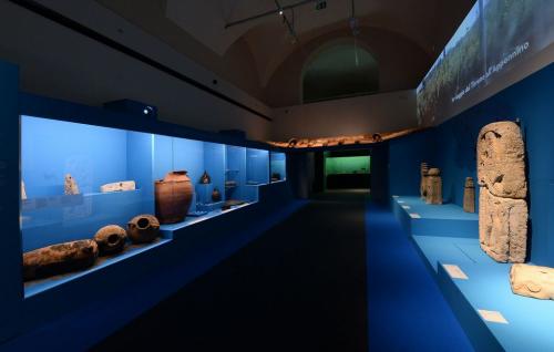 L'allestimento al Museo Civico Archeologico di Bologna 