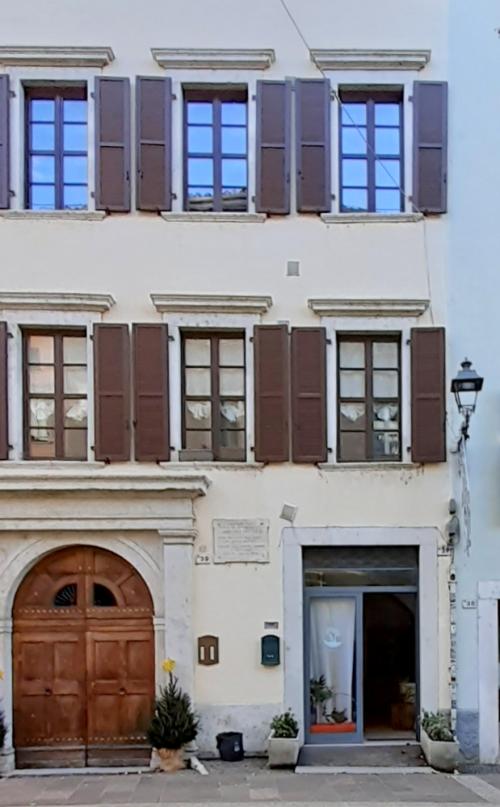 La sede dell'atleier a Palazzo Keppel -  via Santa Maria 37 - Rovereto