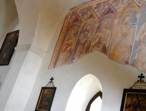 Significativi affreschi della fine del XIV secolo