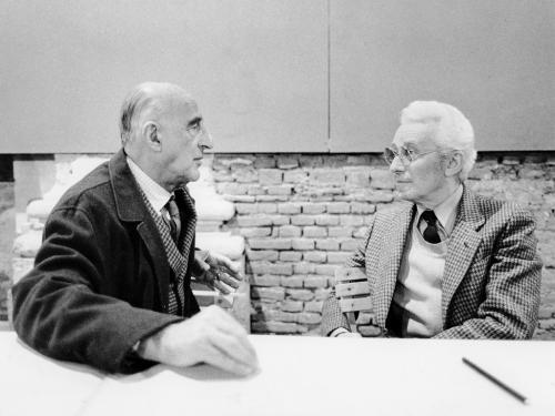 Gillo Dorfles e Bruno Munari