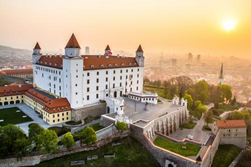 Bratislava dominata dal suo castello