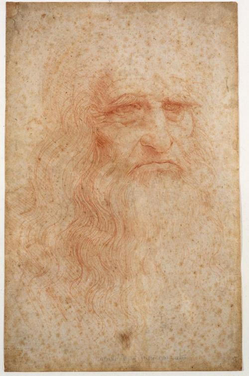 Leonardo da Vinci, Autoritratto, 1490 o 1515-1516 ?