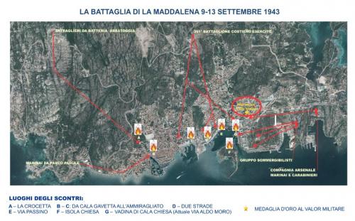 i luoghi della battaglia nel 1943