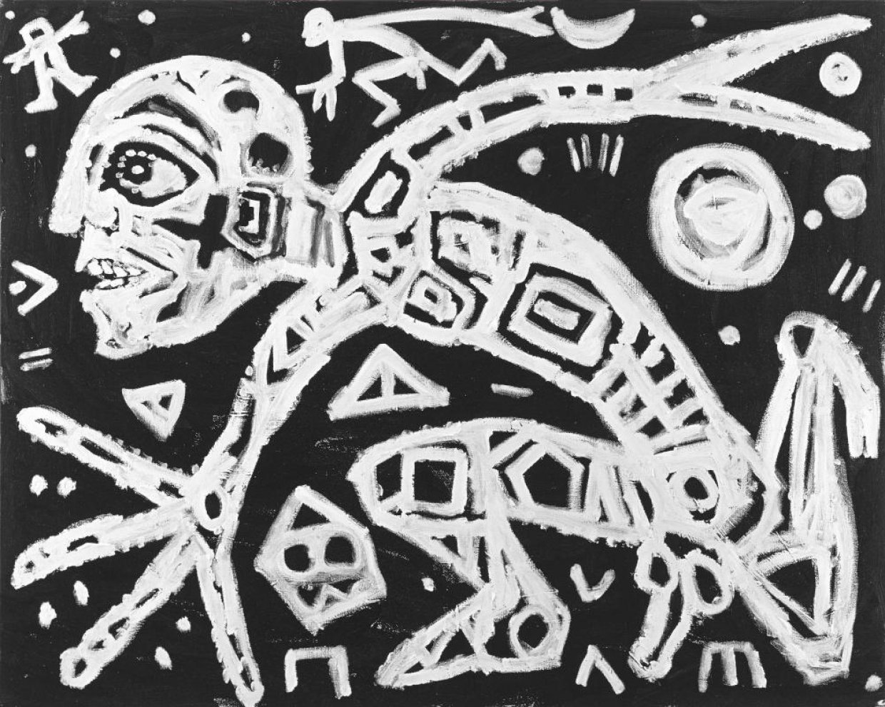 PENCK Mann Bewegung - Uomo Movimento 1998